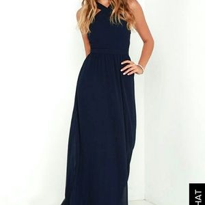 Beautiful Navy Dress by LuLus