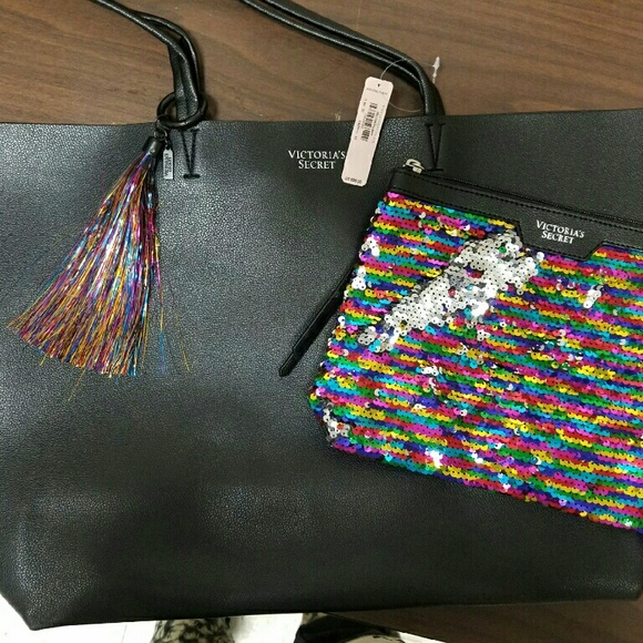 Victoria Secret tote n makeup bag