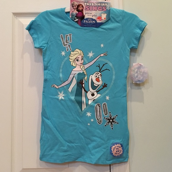 NWT Frozen Singing Shirt