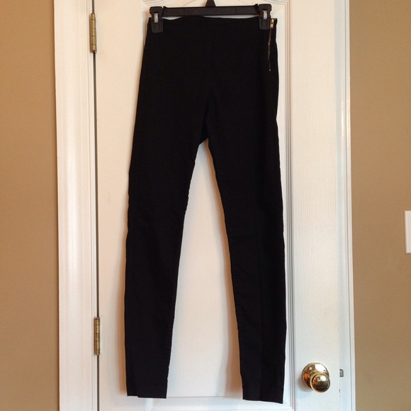 H&M high waist black skinny pant