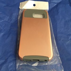Rose gold and gray galaxy s6 edge case/ sale ⚡️⚡️