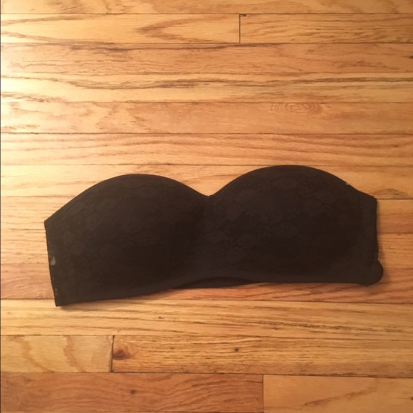 Victoria's Secret PINK Lace Padded Bandeau Bra