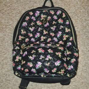 Betsy Johnson Floral Backpack