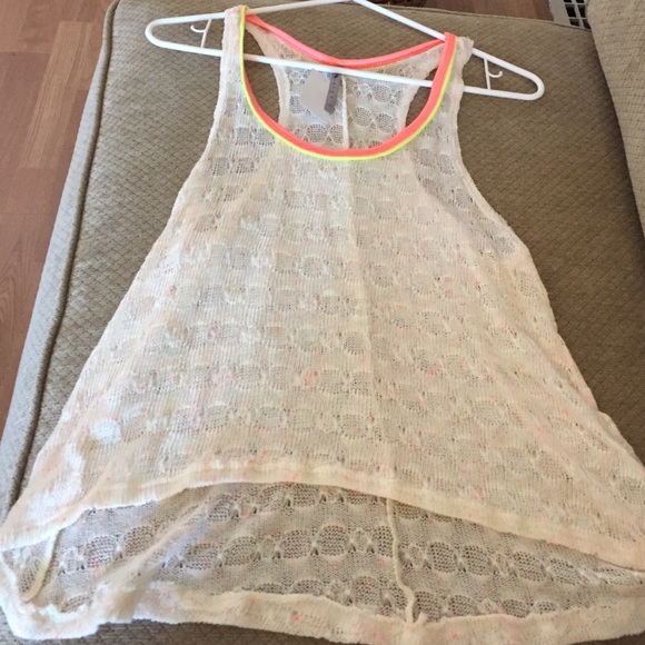 New cream, orange and yellow knot tank