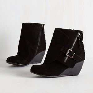 Modcloth Follow the Fashionista Boot in Black