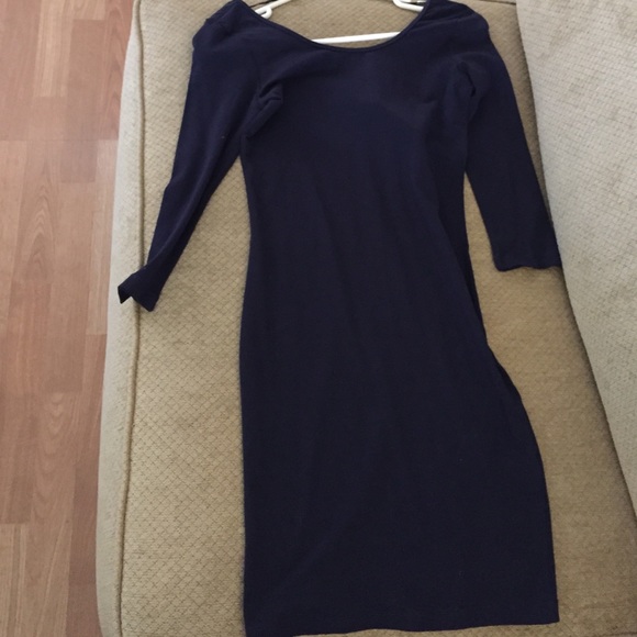 New basic navy blue dress