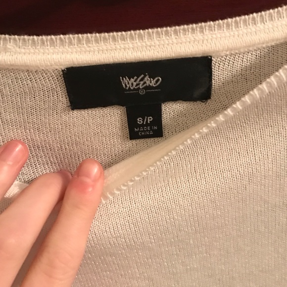 White Flowy Sweater - Picture 3 of 4