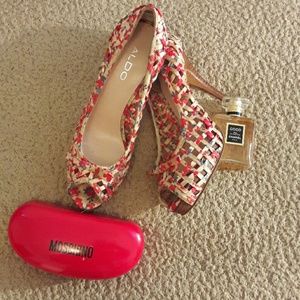 Floral Aldo heels