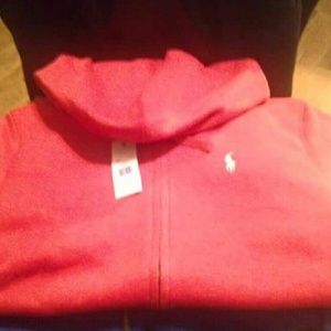 Red polo kid hoodie