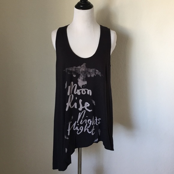 We The Free Free People Black Tank