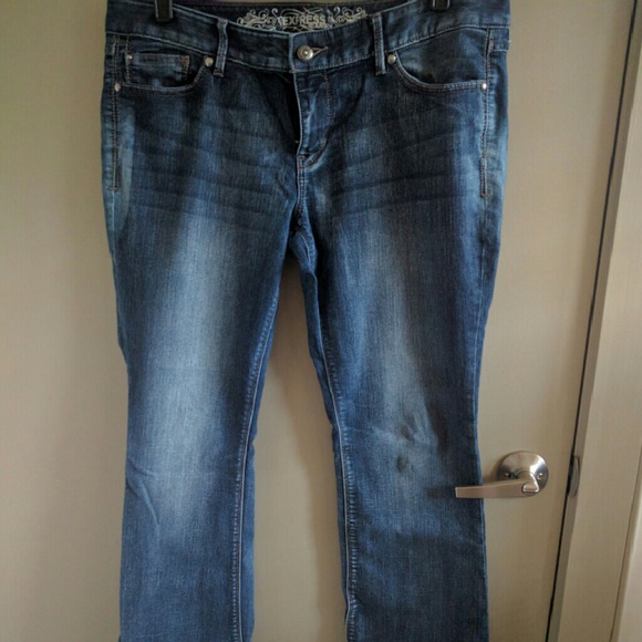 Express Barely Boot Jeans