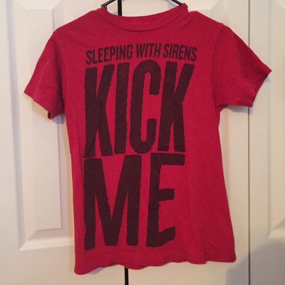S Mens Sleeping With Sirens Band Tee