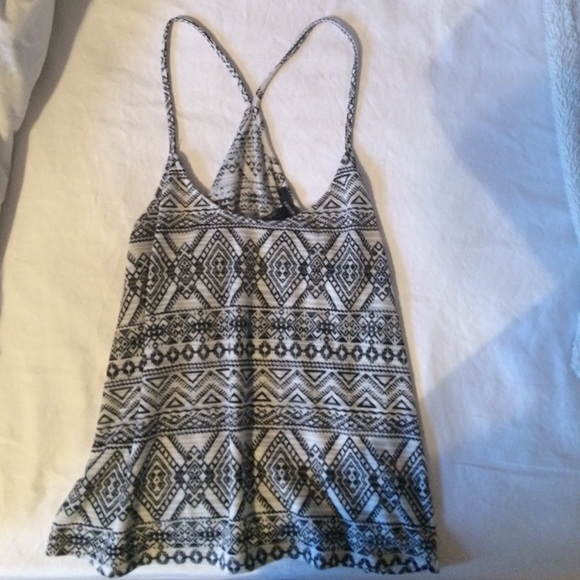 black and gray/white tank top - Picture 1 of 2