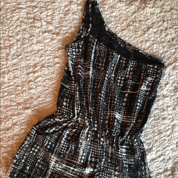 Silk and lace one piece jumper.