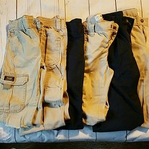 Six Boys Pants Size 7 Slim