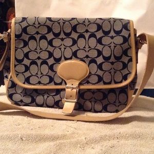 Cute Coach cross body purse