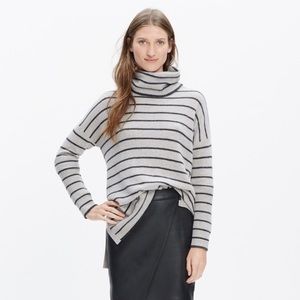 Madewell striped turtleneck