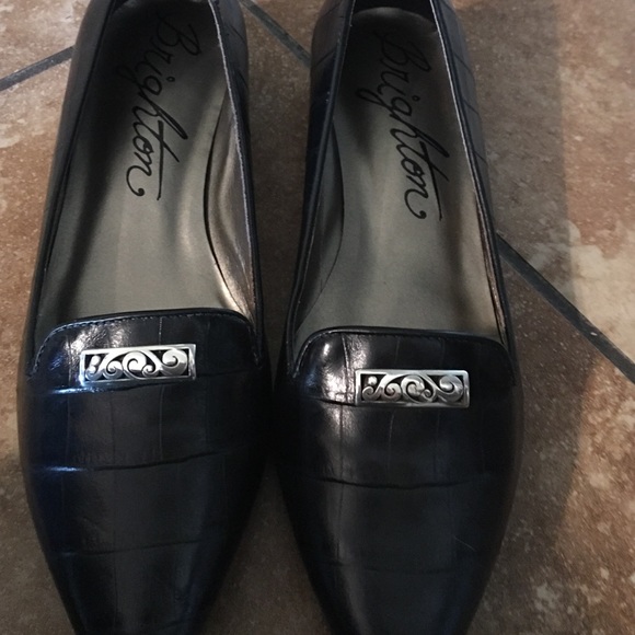 NWT Brighton Black Flats