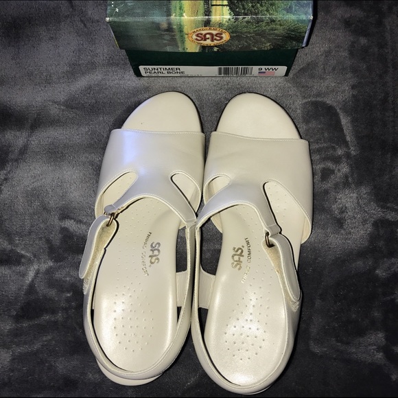 SAS Suntimer Pearl Bone Sandal Shoes