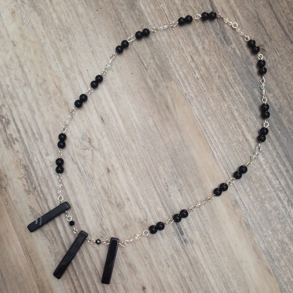 Banded agate & jasper necklace - Picture 2 of 4