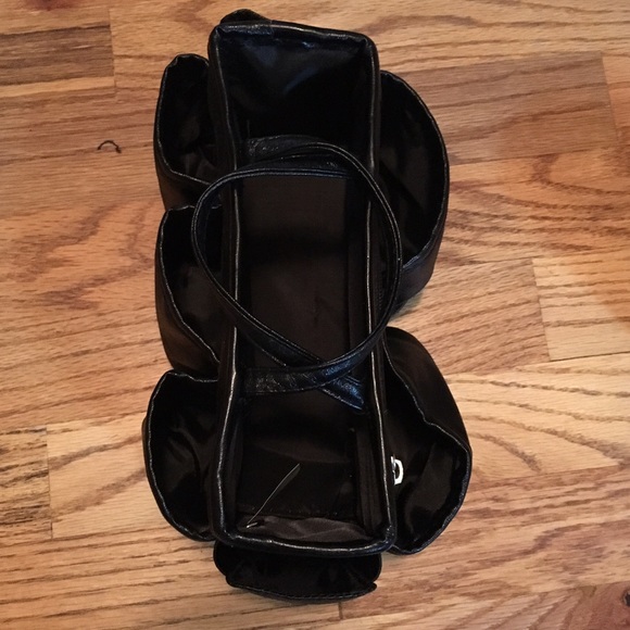 👨👩UNISEX Travel caddy black faux leather NWOT - Picture 3 of 3