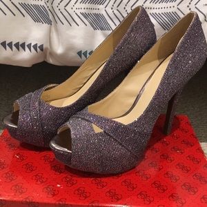 Guess Isla Peep Toe Heels