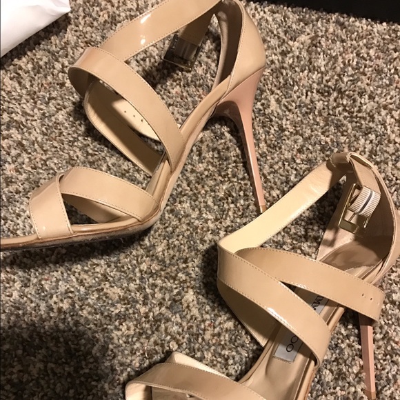 Jimmy Choo Louise Crisscross sandal Nude - Picture 2 of 4