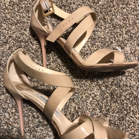 Jimmy Choo Louise Crisscross sandal Nude - Picture 3 of 4