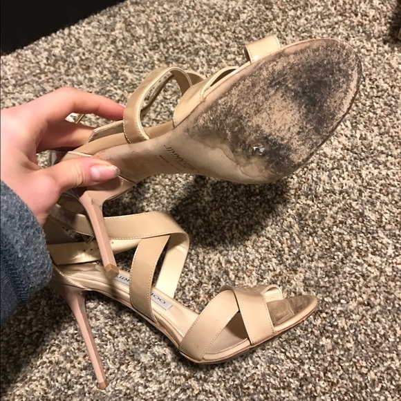 Jimmy Choo Louise Crisscross sandal Nude - Picture 4 of 4