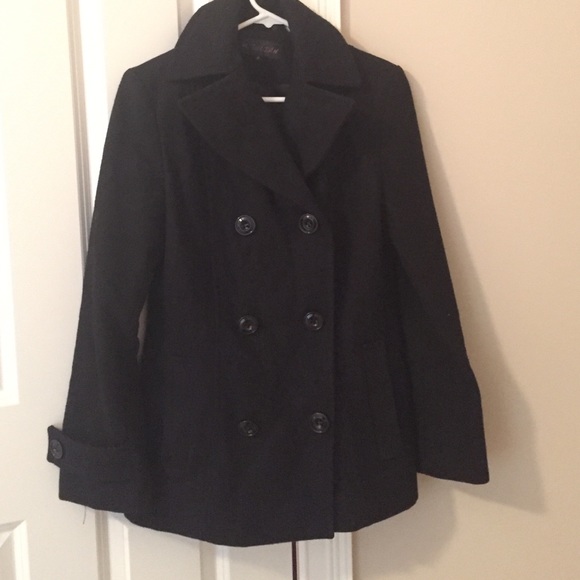 ✨Wilsons Leather Black Peacoat✨