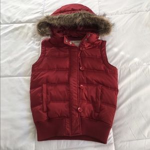 Down Hooded Vest By Fossil