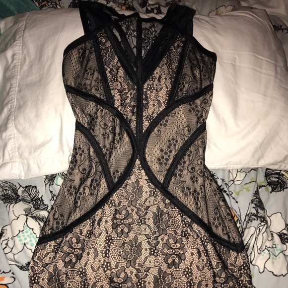 Tight lace dress