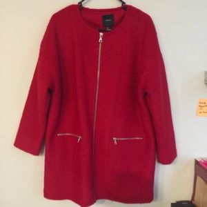 ⛔️UNTIL 1/2/2017⛔️Red oversized coat