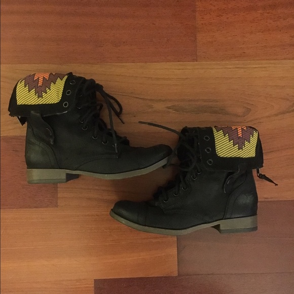 Black Combat Boots