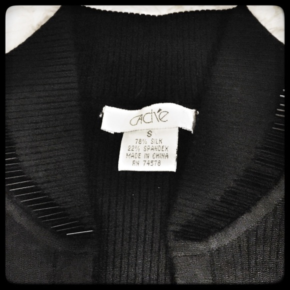 ❌SOLD❌Cache Stunning Beaded Sweater Jacket SZ SM - Picture 4 of 4