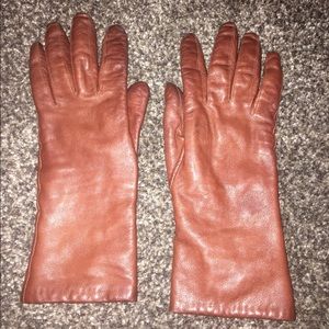 Barneys New York leather gloves