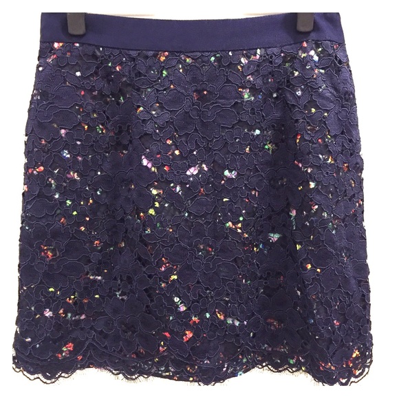 Shoshanna Lace Explosion Skirt