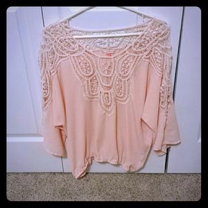 Pink Chiffon Blouse
