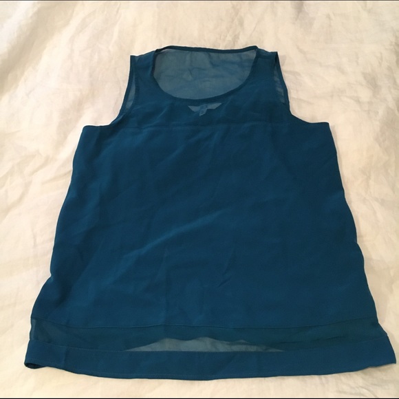 Jack, small, royal blue light weight silk top - Picture 2 of 4
