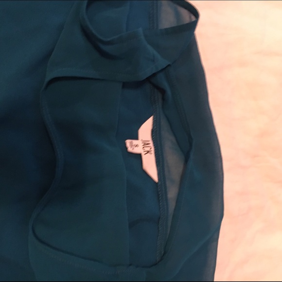 Jack, small, royal blue light weight silk top - Picture 3 of 4