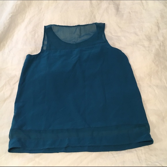 Jack, small, royal blue light weight silk top - Picture 4 of 4