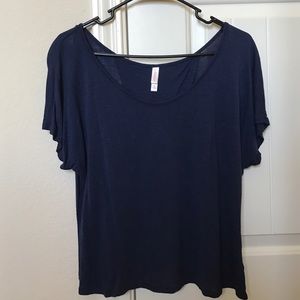 Loose Open Back Tee