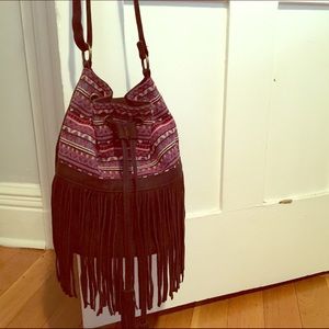 Bethany Mota Aztec bucket bag