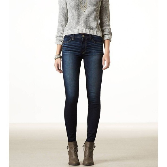 American Eagle High Rise Skinny Jegging 6L