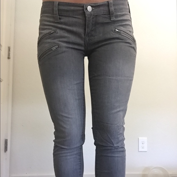 Grey Zipper Lucky Brand Jeans