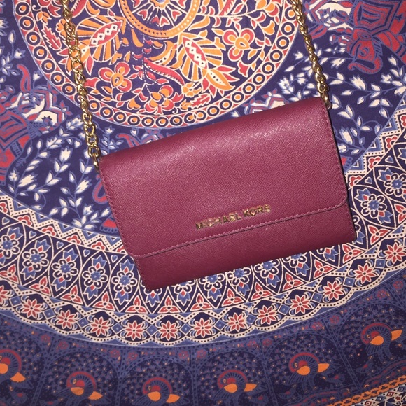 Michael Kors Jet Set Saffiano Leather Crossbody