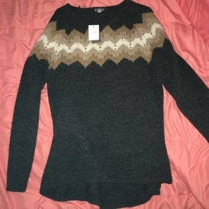 Cable Knit Scoop Neck Sweater