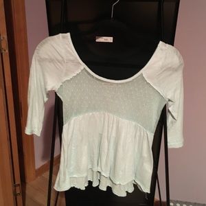 Half sleeve light blue shirt