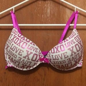 Graffiti Push-Up Bra