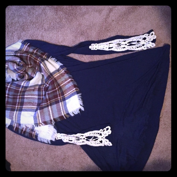 Boutique navy dress/tunic